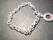 Färdigt armband -Oval ärtkedja m tag, 20cm - bild 1