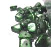 Glaschips, Metallic - Mörkgrön