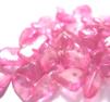 Glaschips, Metallic - Rosa