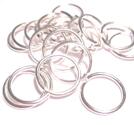 Jumprings, 16x1.5mm - silver