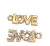 Berlock "Love" - antikguld