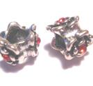 Pärla / hänge -silver m. röd sten , nr 5