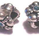 Pärla / hänge -silver m. blå sten , nr 11