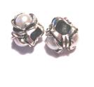 Pärla / hänge -antiksilver m. pärla  , nr 14