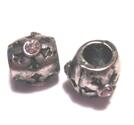 Pärla / hänge -silver m. rosa sten, nr 21