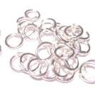 Jumprings, 6x0,9mm - silver, 200 st
