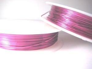 Koppartråd, magenta, 0.8mm, 4m