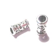 Regaliz - mönstrad lätt böjd tub, 5mm