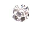 Pärla / hänge - Lyx m Rhinestone - Brun