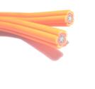 Polymerstav -Orange blomma
