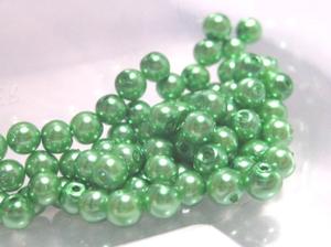 Vaxade Glaspärlor , 4mm Grön nr2