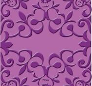 Cuttlebug Embossing fold - Skeleton Scroll