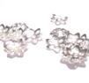 Pärlhattar, 10x5mm, Silver
