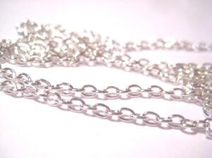 KEDJOR - Kedjor - Storpack - Kedja,  3x2mm , Ljus silver, 10meter