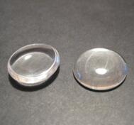 Cabochon i glas - Rund 22 mm, 2st