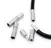 I-stickslås,, platina, för 3mm band